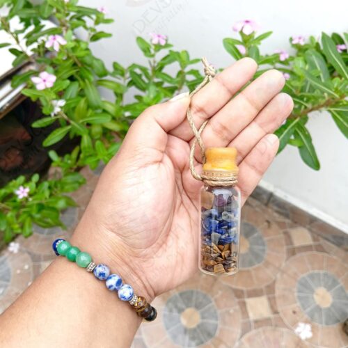 Clarity, Confidence & Concentration Spell Jar (Hangable and Sealed with beeswax)