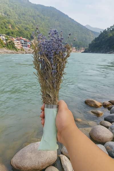 Kashmiri Lavender Rosemary Bunch - 110 stems, 11"- 13" length (Lavender Rosemary Signature)