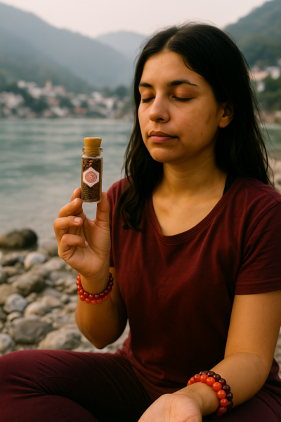 Root | Muladhara Chakra Spell Jar (Hangable and Sealed with beeswax)