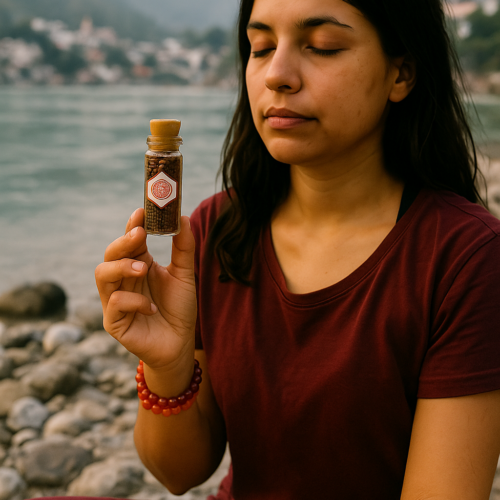 Root | Muladhara Chakra Spell Jar (Hangable and Sealed with beeswax)