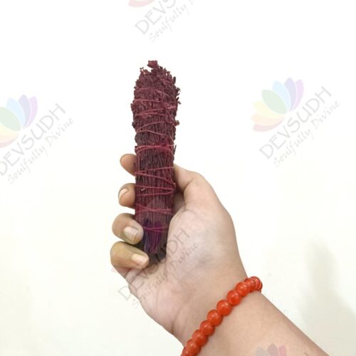 Dragon's Blood (Red) Lavender Smudge Stick (Kashmiri)