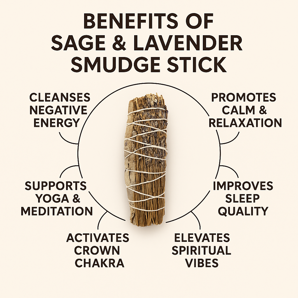 SAGE & LAVENDER SMUDGE STICK